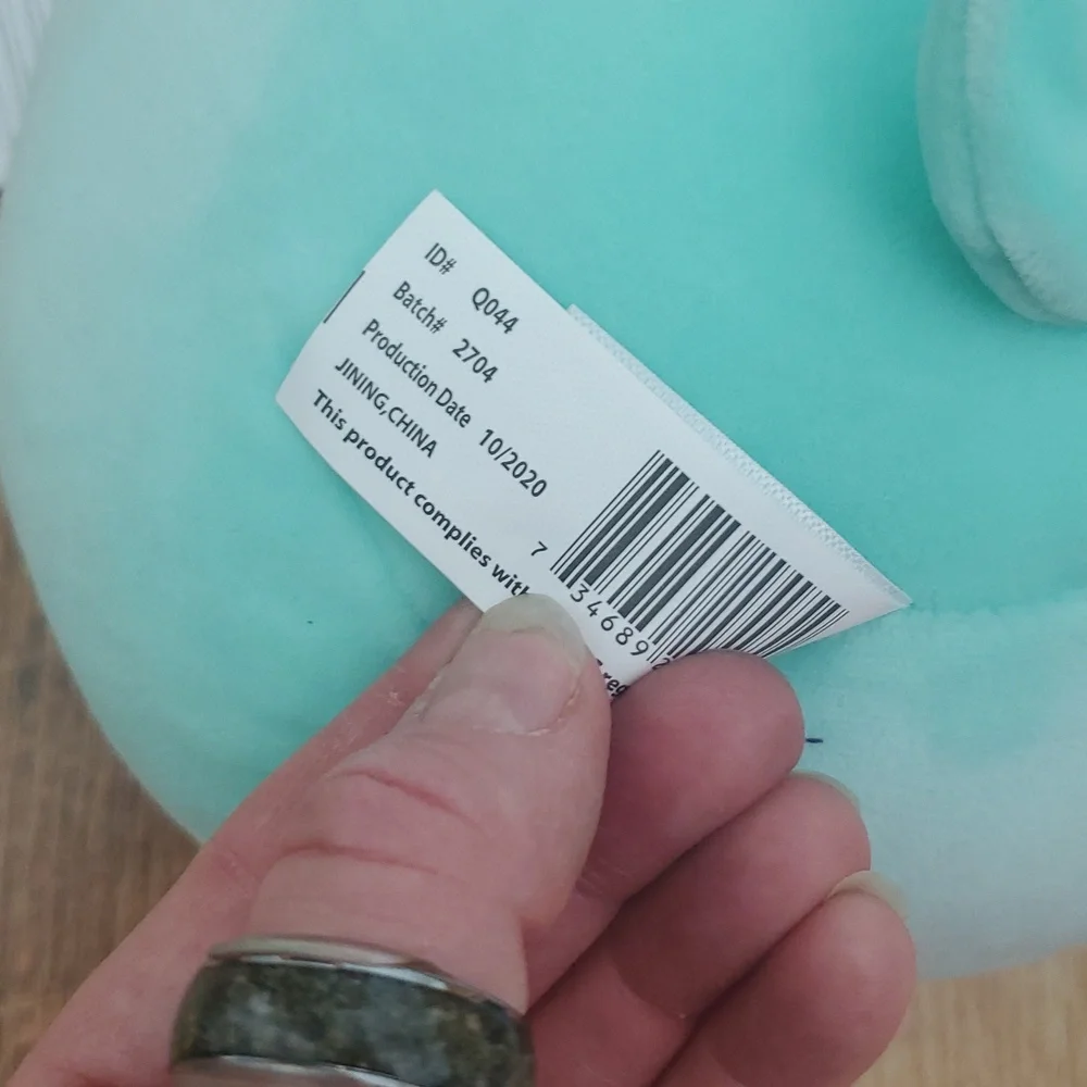 Squishmallows NWT Miley The Sleeping Llama In Teal‎ Size 8